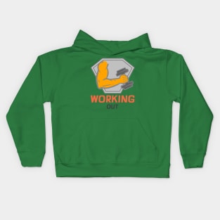 Working Out Design This Design is for Fitness Lovers. Buy it for yourself or give it as perfect gift. Kids Hoodie